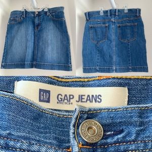 Gap Jeans Stretch Skirt